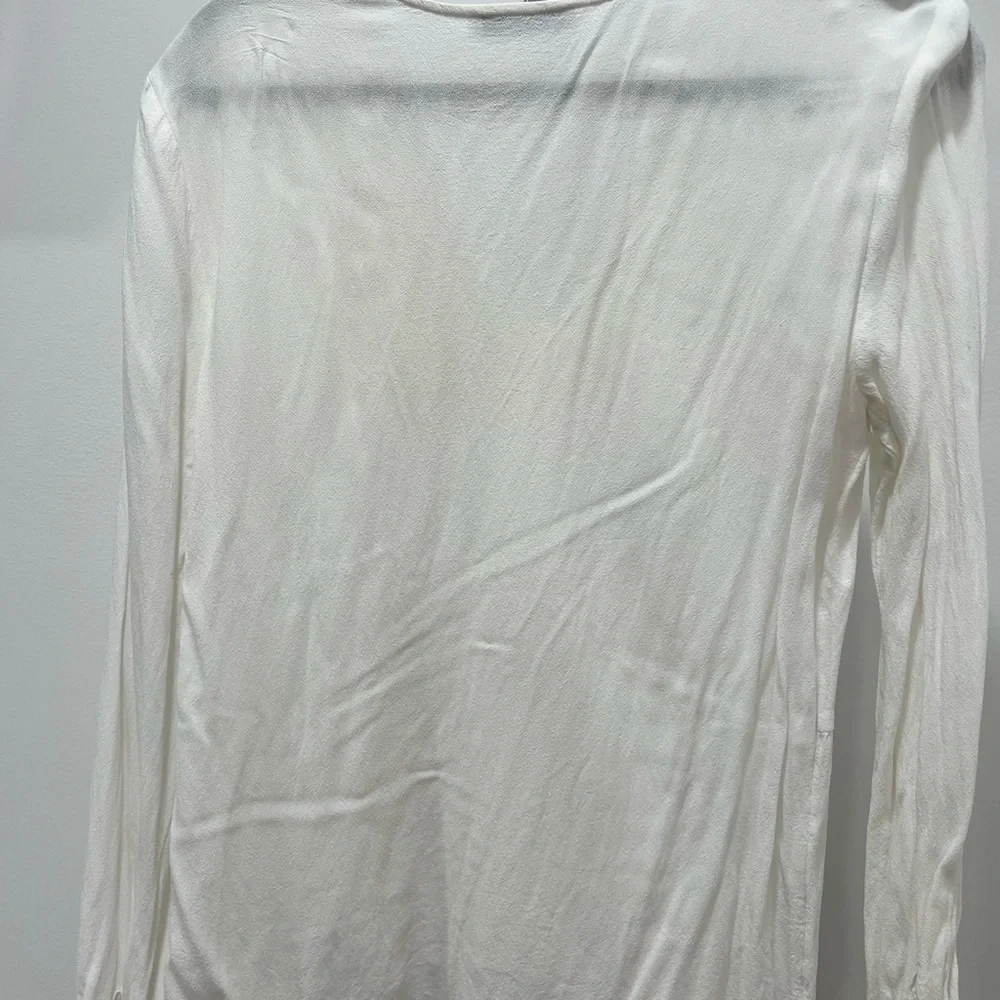 Mango White Lace Detail Blouse - Picture 3 of 6